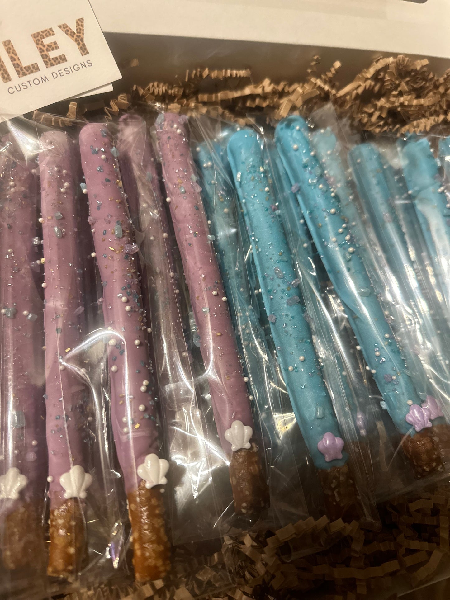 Chocolate covered pretzels