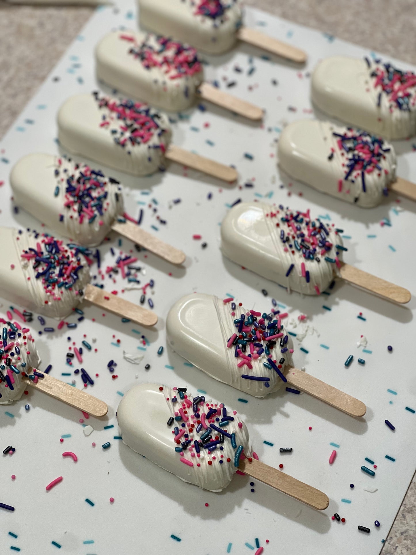 Cake Popsicles